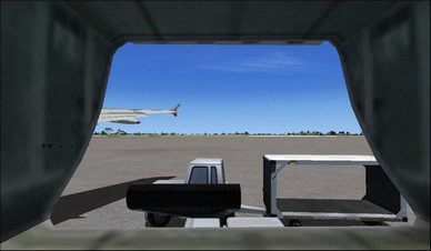 airbus a321 rear cargo hold camera view