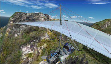 aircreation trike ultralight wing camera view