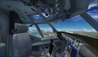 boeing 737-800 dashboard camera view