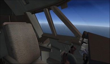 boeing 747-400 pilot camera view