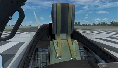 Boeing F/A-18 Hornet Pilot Seat Camera View