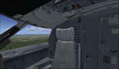 Bombardier CRJ 700 Co-Pilot Camera View