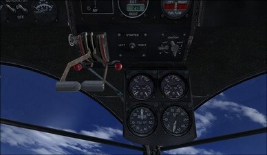 Grumman Goose G21A Engine Controls Camera View