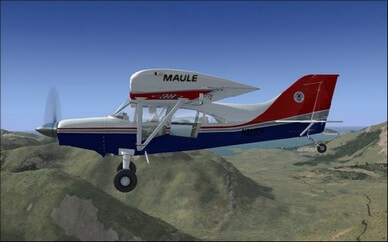 Maule M7 260C Left Wing Camera View