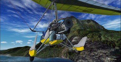 aircreation trike ultralight engine camera view